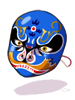 Costume Dragon Arhat Mask