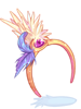 Costume Valkyrie Feather Hat