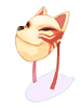Costume Kitsune Mask