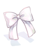 Costume Pure White Ribbon