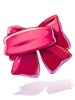 Costume Large Ribbon Muffler Red